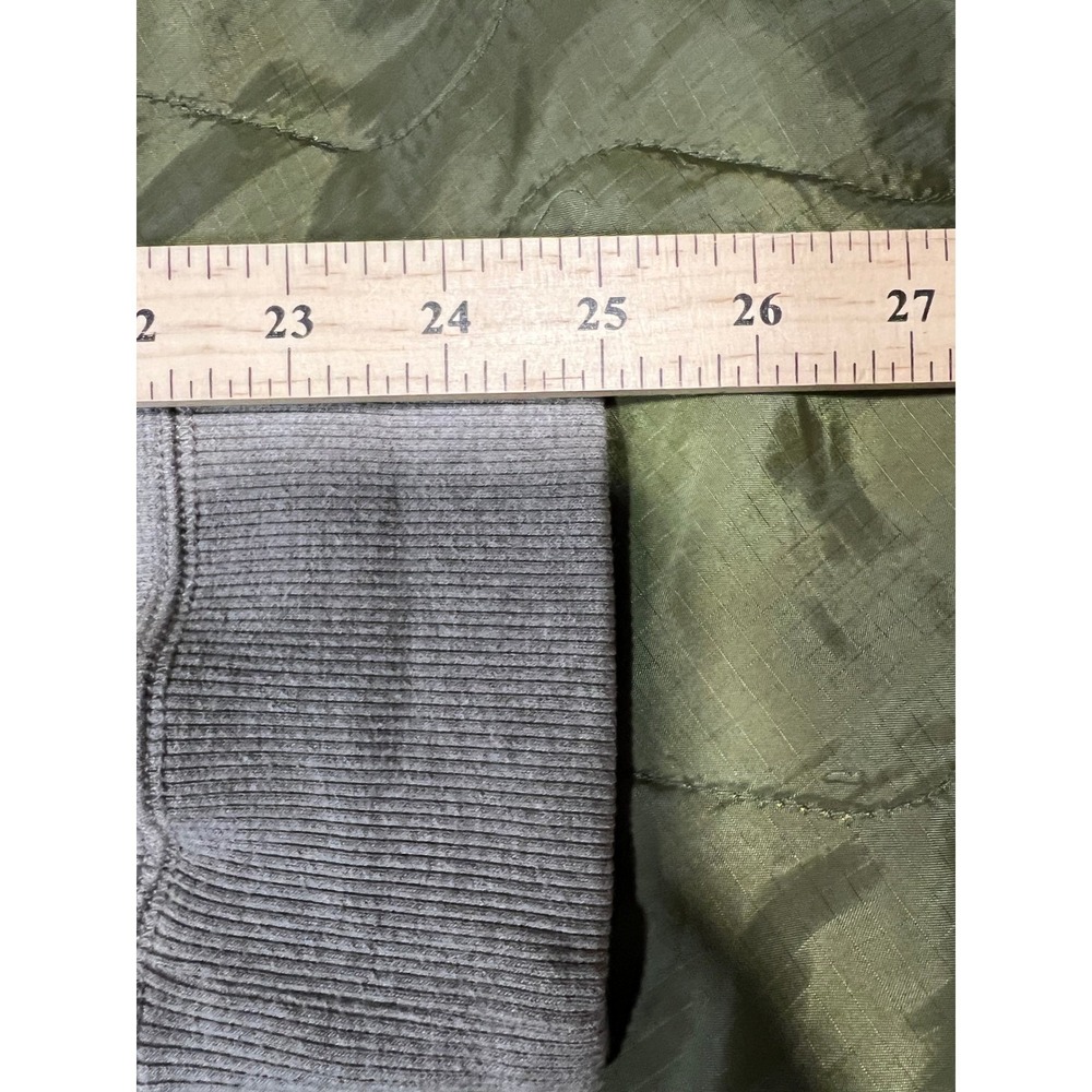 Eddie Bauer Waffle Thermal 3XL Taupe Greige Oversized Slouchy Grunge Baggy Crew - Picture 11 of 13